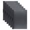 JAM Paper 9" x 12" Black Plastic Report Covers with Slide Lock Clip, 6ct.